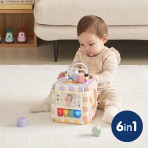 26년 붉은말 에디션 국민육아템 6in1 변신큐브 감각발달 터미타임 아기장난감
