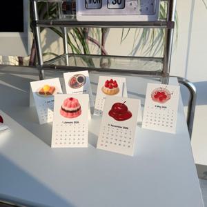 미드센추리 모던 감성 2026 탁상용 Petite Calendar 2026