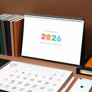 2026년 큰숫자 탁상달력 빅플랜 297x210mm A4사이즈