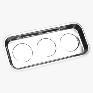 사각 자석 접시 마그네틱 3구 트레이 쟁반 SM-MS3S