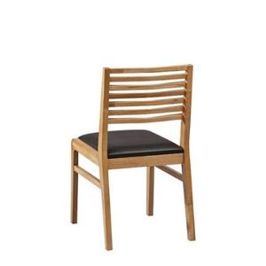 내추럴무드 참나무원목 가죽시트 식탁체어(430 오크)