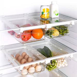 투명 슬라이딩 냉장고 계란 정리 수납 서랍 트레이