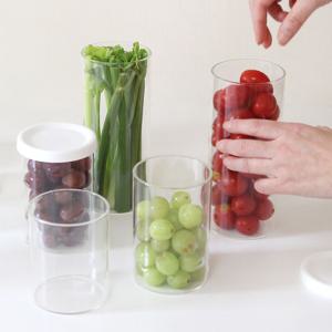 실리콘 내열유리 밀폐용기 4size 2개세트 밀프랩 소분용기