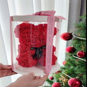 장미 곰돌이 로즈베어 장미꽃 곰 플라워베어 선물포장 여친선물 생일 프로포즈 개업 기념일