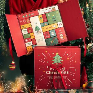 크리스마스 어드벤트캘린더 성탄절 카운트다운 선물세트 24칸 달력 어드밴트 (4colors)