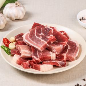 국내산 한돈 순살 삼겹 찜용 600g 냉동