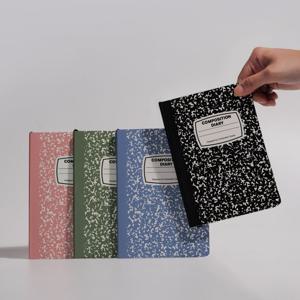 컴포지션 북 폴드 6개월 다이어리 만년형