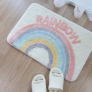 파스텔 무지개 발매트