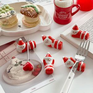 산타 피규어 수저받침 젓가락받침 크리스마스 소품