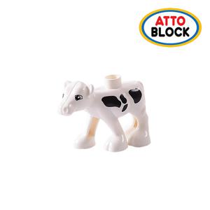 호환 유아블럭 동물피규어 아기젖소 (A041wg)