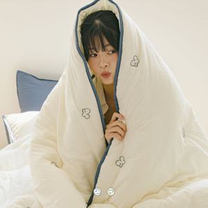 신규컬러출시! 시즈닝 소프트워싱 자수 먼지없는 사계절 차렵이불 SS/Q 3컬러