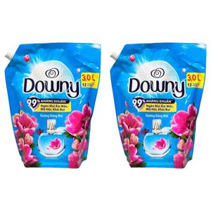 다우니 고농축 섬유유연제 선라이즈 프레쉬 리필 3L 2개