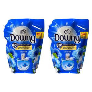 다우니 고농축 섬유유연제 프레쉬 브리즈 리필 3L 2개