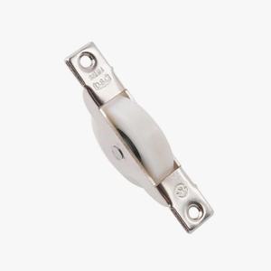 고급아세탈 나일론평 미소호차 ㄷ자레일 베어링 문바퀴 롤러 36mm