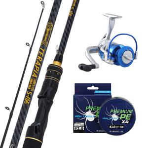 절대강자 3종 만능 스피닝 루어 낚시대세트 우럭 광어 볼락 고등어 쭈꾸미 갑오징어