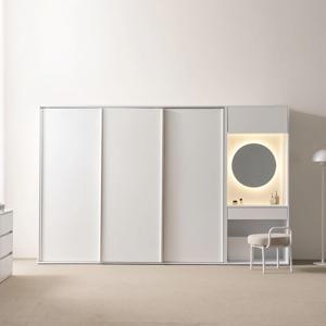 테일러 슬라이딩옷장 1800~2700 3통 E0 미닫이 장롱 맞춤옷장