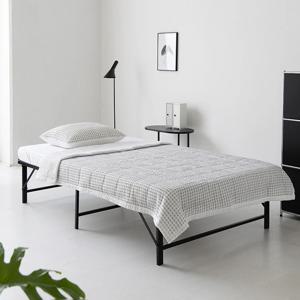 접이식 침대프레임 철제 침대 무헤드 슈퍼싱글 공간활용