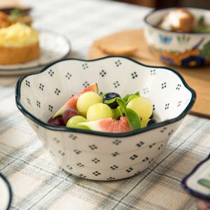 파뷔에 폴란드풍 도자기 폴디너 화이트 면기