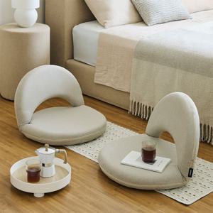 [예약판매]휴 시티드핏 접이식 좌식의자 1인용 각도조절 등받이 쿠션