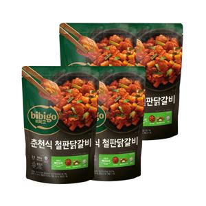 비비고 춘천식 철판 닭갈비 700g x4개