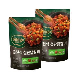 비비고 춘천식 철판 닭갈비 700g x2개