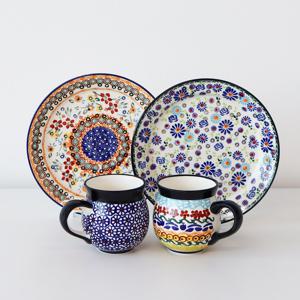 파뷔에 잘리피에 대접시 머그 세트 4P