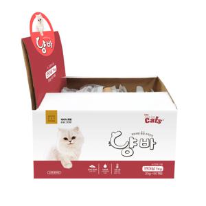 고양이통살 대용량 고양이육포간식 냥바 50p 연어살