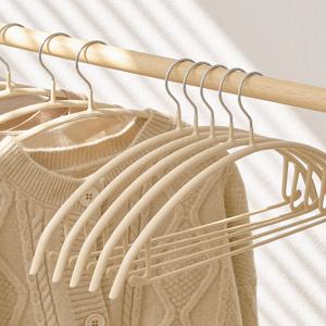 신규 카멜색상 논슬립 어깨뿔방지 옷걸이 30p (니트/정장/바지)