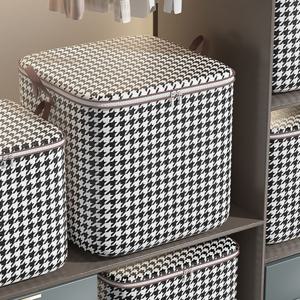 초대용량 이불 정리함 리빙박스 100리터 옷정리함 압축 파우치 패브릭 수납함