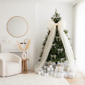 크리스마스 리본 트리 장식 세트 파티용품 연말파티 소품 인테리어 오브제