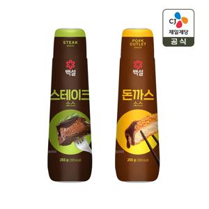 백설 스테이크 소스 255g x1개+돈까스 소스 255g x1개