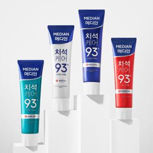 메디안 치석 라인 치약 120g 3입 2개