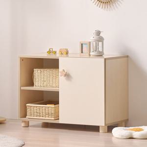 루티 아기 장난감 정리함 유아 도어형 2단 낮은 수납장 800