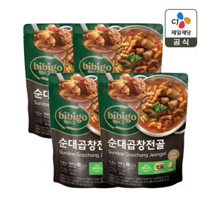 비비고 순대곱창전골 550g x4개