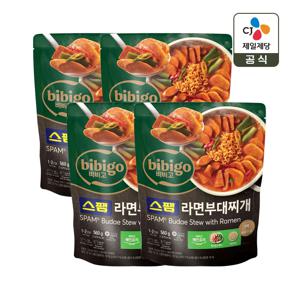 비비고 스팸라면부대찌개 560g x4개