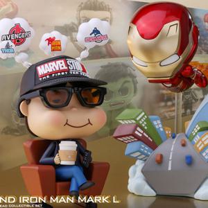10주년 무비 & 아이언맨 마크50 코스베이비 아트토이 인테리어소품 13cm