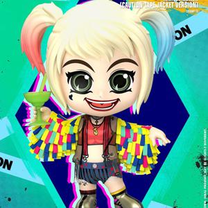 할리퀸 커션테이프자켓 코스베이비 아트토이 인테리어장식소품 10cm