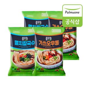 가쓰오우동 2인X2개+멸치칼국수 2인 x 2개