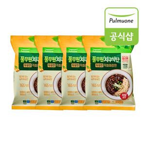 지구식단 두유면 직화짜장면 2인(381g)x4개