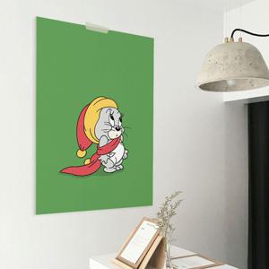 톰과제리 인테리어 그림 크리스마스 포스터 캔버스 액자 - 7. 산타제리