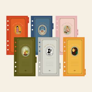 다이어리 인덱스 속지 A5 A6 A7 6공 바인더 심플 내지