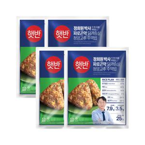 햇반 파로곤약 닭가슴살 청양고추 주먹밥 400g x4개