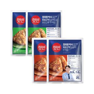 햇반 파로곤약 닭가슴살 청양고추 주먹밥 400gx2개+파로곤약 닭갈비 주먹밥 400gx2개