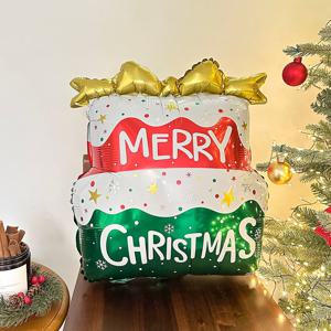 크리스마스 선물 상자 풍선 홈 파티 데코 소품 장식 용품