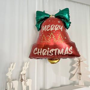 크리스마스 레드 벨 풍선 종 데코 홈 파티 소품 용품 장식