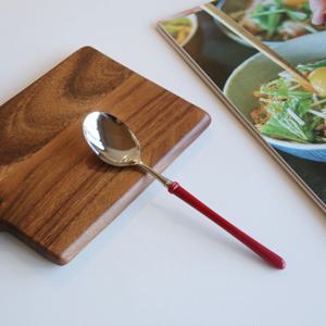 일본 레트로 캐주얼 허밍 디너 커트러리 디너 스푼 카레 스푼 - 3color