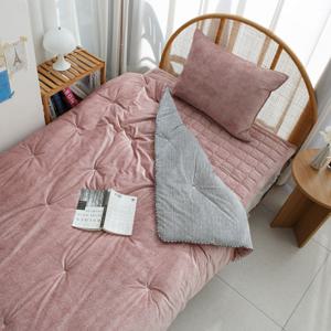 극세사 자몽 차렵침구 차렵이불세트 이불세트 핑크 (싱글/퀸)
