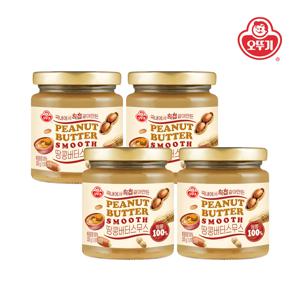 100% 땅콩버터 스무스 300g*4개