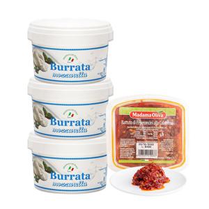 부라타치즈 100g*3개/5개+칼라브리즈 페퍼 150g*1개