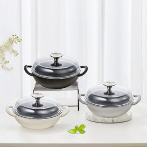 블랙아이언 무쇠 주물냄비 18cm / 인덕션 베이비웍 무쇠솥 미니웍 솥밥